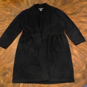 Cashmere duster 3/4 cardigan